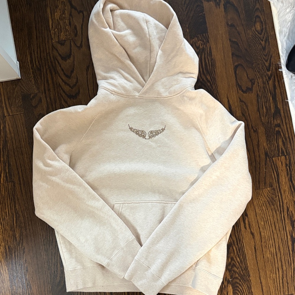 Zadig and Voltaire cream hoodie